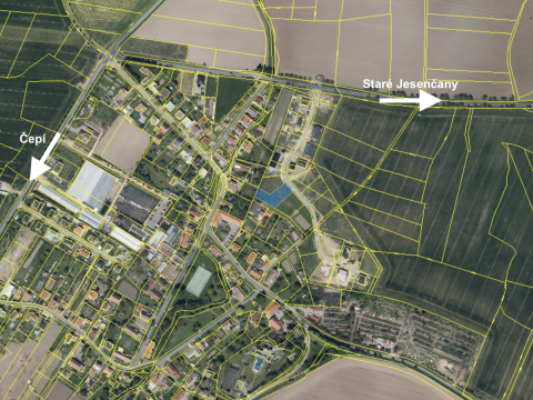 Prodej pozemku 1 213 m² - Pardubice, Dubany