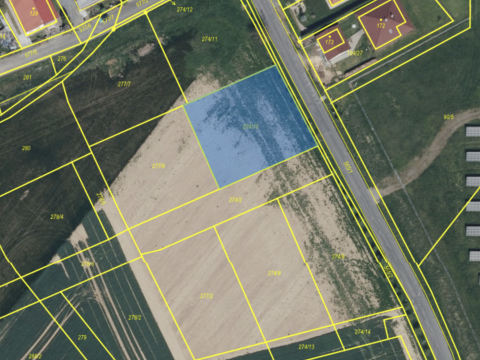 Prodej stavebního pozemku 1251 m² - Morašice