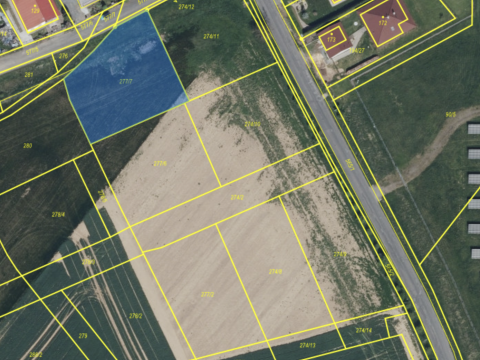 Prodej stavebního pozemku 1243 m² - Morašice